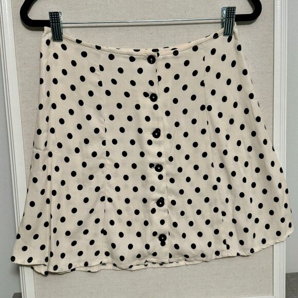 ✨ REFORMATION Ember Polka-Dot Two-Piece Crepe Co-Ord Set – Size 6 ✨ - Picture 4 of 5